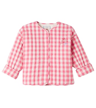 Embroidered gingham cotton jacket | Konges Sløjd