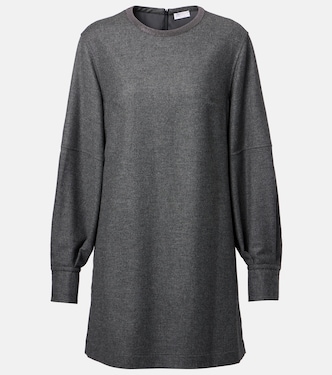 Miniabito in lana e cashmere | Brunello Cucinelli