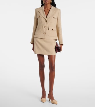 Blazer Schuyler en mezcla de lino | Veronica Beard