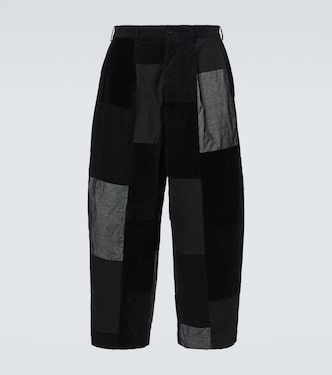 Patchwork corduroy barrel-leg pants | Comme des Garçons Homme