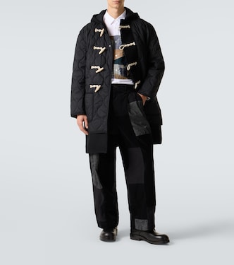 Pantalones barrel de pana de algodón con patchwork | Comme des Garçons Homme