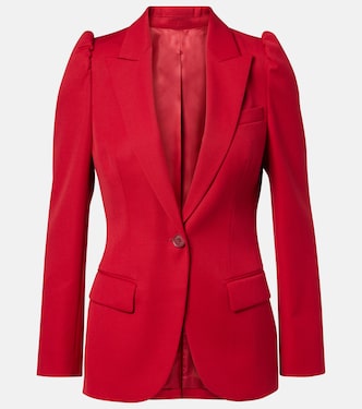 Single-breasted wool blazer | McQueen