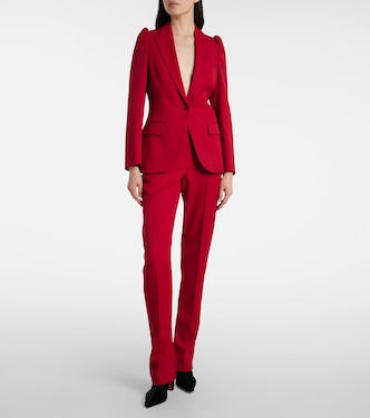 Single-breasted wool blazer | McQueen