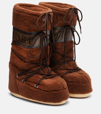 Icon fleece knee-high boots | Moon Boot