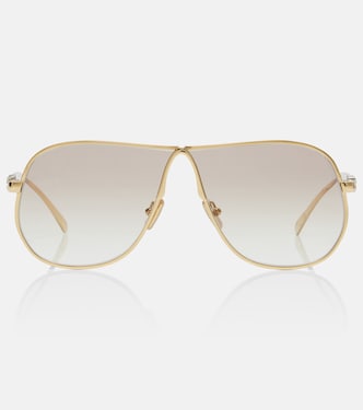 Logo aviator sunglasses | Miu Miu