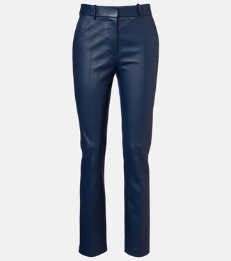 Pantaloni slim Coleman in pelle | Joseph