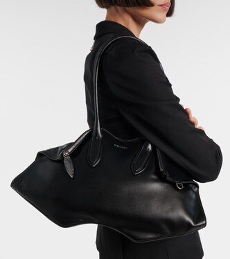 Manta Medium leather tote bag | McQueen
