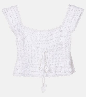 Cropped-Top Deauville aus Häkelstrick | Anna Kosturova