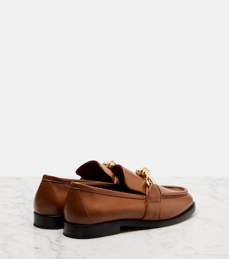 Astaire Knot leather loafers | Bottega Veneta