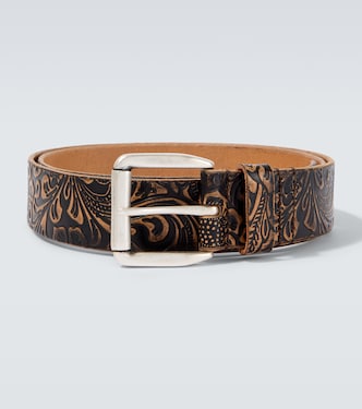 40mm paisley leather belt | Our Legacy