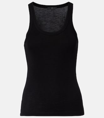 Ribbed-knit wool tank top | Róhe