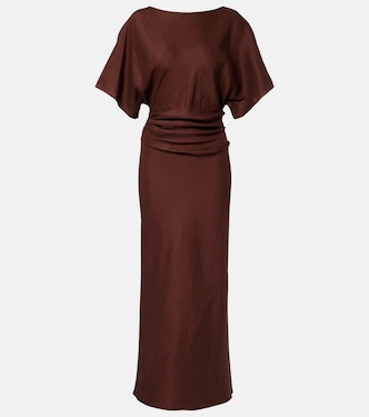 Midikleid Amelie aus einem Leinengemisch | Staud