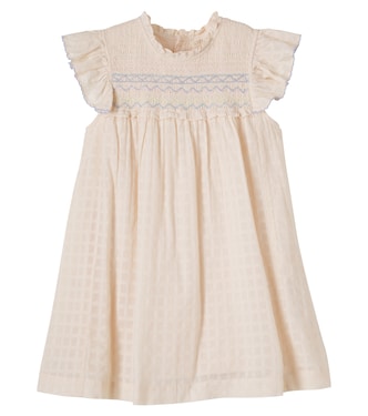 Aurelina checked cotton dress | Louise Misha