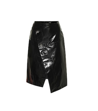 Falda midi de charol sintético | Marni