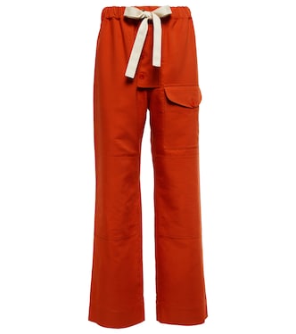Pantalones cargo de sarga de algodón | Stella McCartney