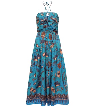 Robe midi Ella à fleurs | Ulla Johnson
