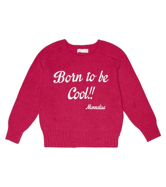 Intarsia wool sweater | Monnalisa