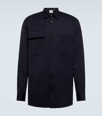 Camisa en gabardina de lana | Jil Sander