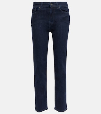 Jeans The Straight Crop de tiro medio | 7 For All Mankind