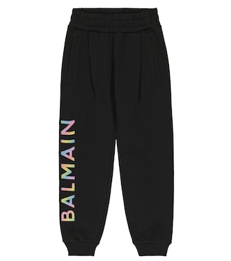 Pantalones deportivos de algodón | Balmain Kids