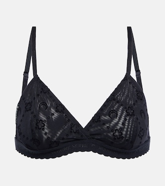 Bralette Moonogram in mesh | Marine Serre
