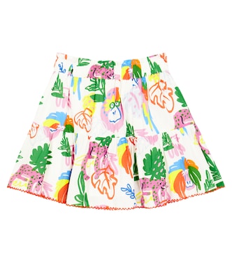 Falda de algodón estampada | Stella McCartney Kids