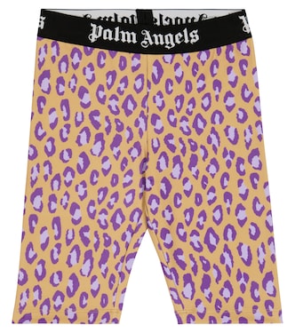 Shorts ciclistas con estampado animal | Palm Angels Kids