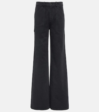 Pantaloni Quentin in twill a gamba larga | Nili Lotan