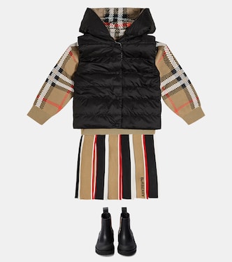 Burberry Check reversible down vest | Burberry Kids