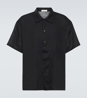 Oversize-Hemd aus Leinen | Commas