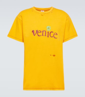 T-shirt Venice in cotone e lino | ERL