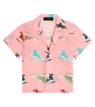 Chemise Skel Top imprimée en coton | Amiri Kids