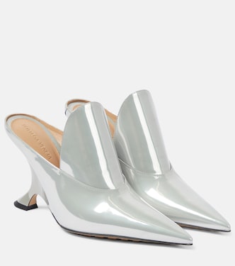 Rocket metallic leather mules | Bottega Veneta