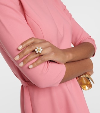 Anillo Daisy con perlas sintéticas | Oscar de la Renta