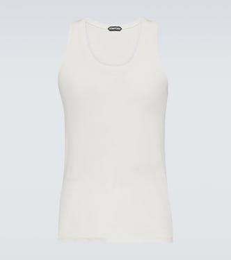 Tank top acanalado de jersey | Tom Ford