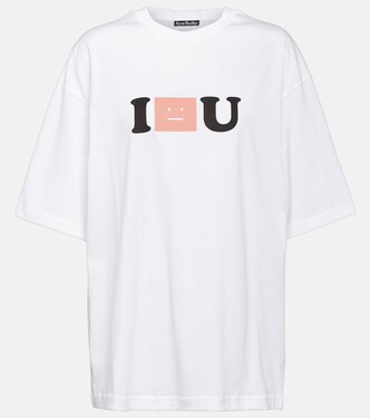 T-shirt in cotone con stampa | Acne Studios