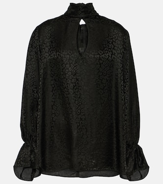 Blusa in jacquard con cut-out | Nina Ricci