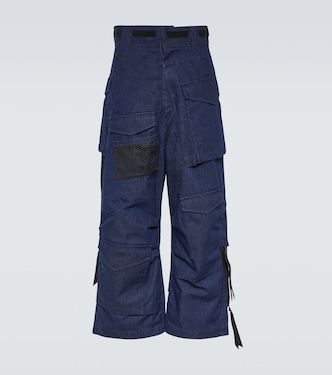 Pantalones cargo deconstruidos de denim | Junya Watanabe