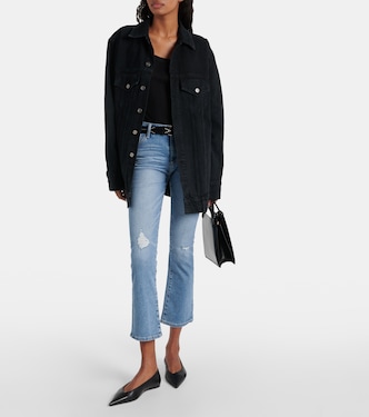 Jeans flared cropped Jodi a vita media | AG Jeans