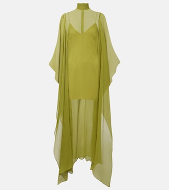 Kaftan Lanzarote aus Seidenchiffon | Taller Marmo