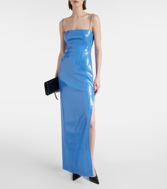 Abito lungo Stargaze Bandeau con pailettes | Galvan