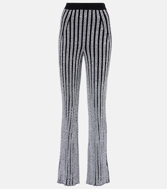 Schlaghose aus Strick mit Pailletten | Missoni