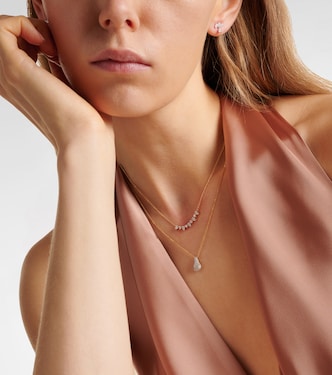 Collier Droplet en or 14 ct et diamants | Stone and Strand