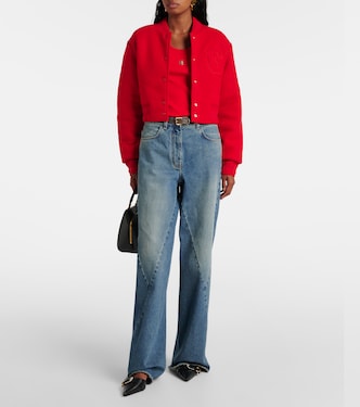 Cropped wool varsity jacket | Givenchy