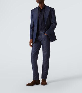 Pantaloni regular in cotone e lino | Gabriela Hearst
