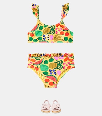 Printed ruffled bikini | Fábula