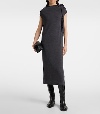 Midikleid aus Wolle | Jil Sander