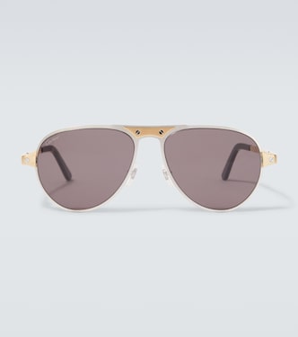 Santos De Cartier飞行员太阳镜 | Cartier Eyewear Collection