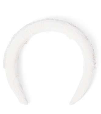 Embellished lace headband | Self-Portrait Kids