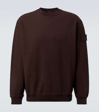 Ghost cotton-blend jersey sweatshirt | Stone Island